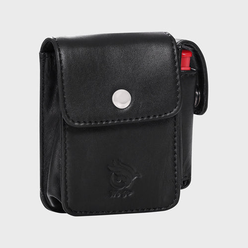 Cigrette Case , Genuine Leather With Lighter Holder , Can Attach With Your Belt Too