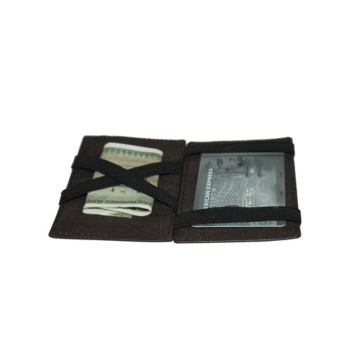GENUINE LEATHER MAGGIC WALLET CARD CASE