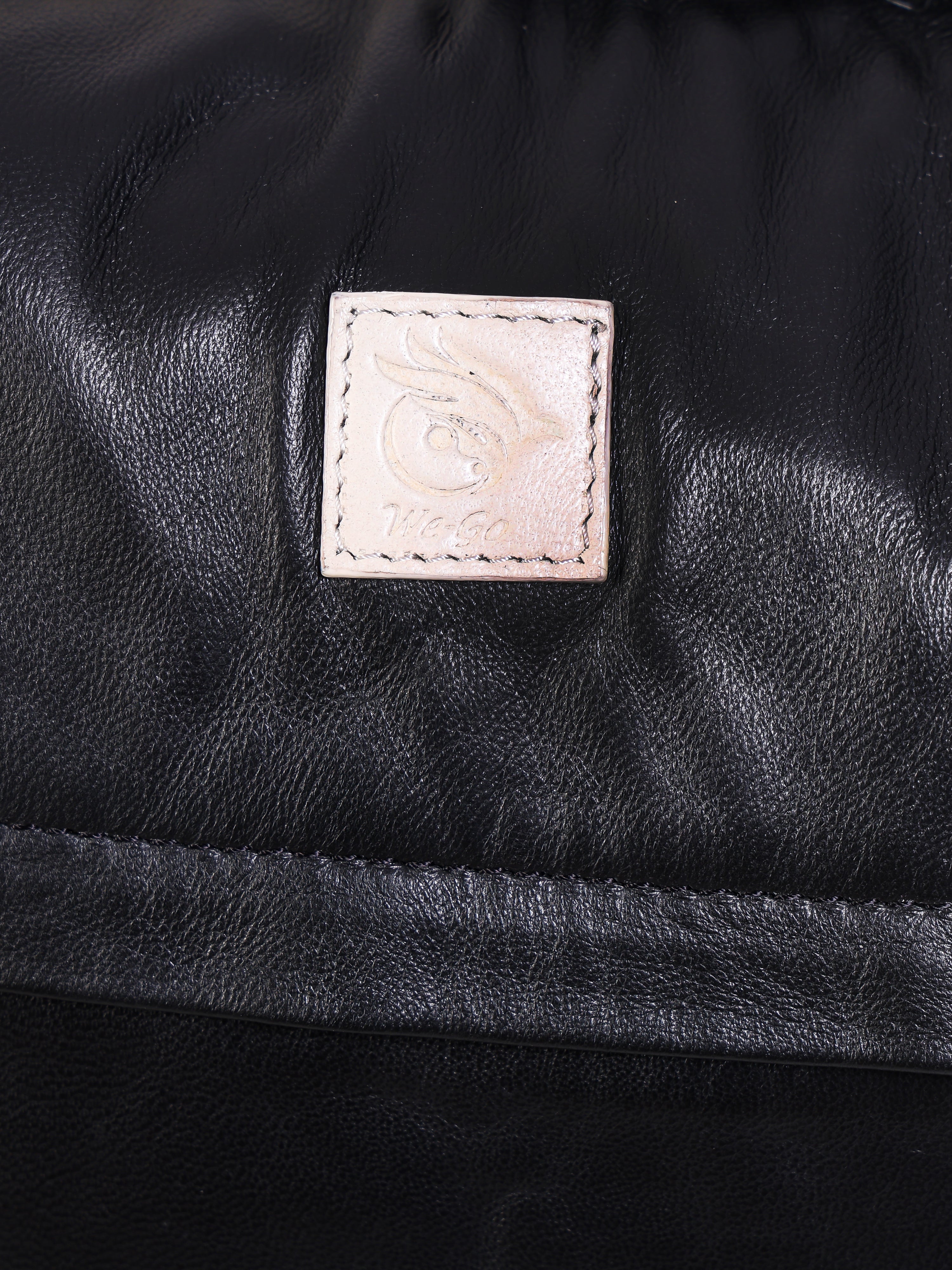 Front - Genuine Fur , Patchwork , Back - Genuine Leather , Luxurious Cushion Cover With Cushion
