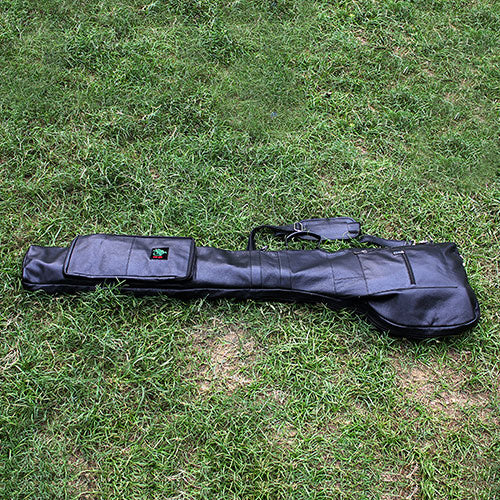 Genuine Leather Lightweight Portable Golf Clubs Carry Bag