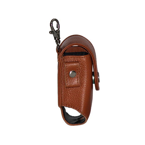 Genuine Leather Golf ball Holder Attach To Your Belt Loop While you Golf