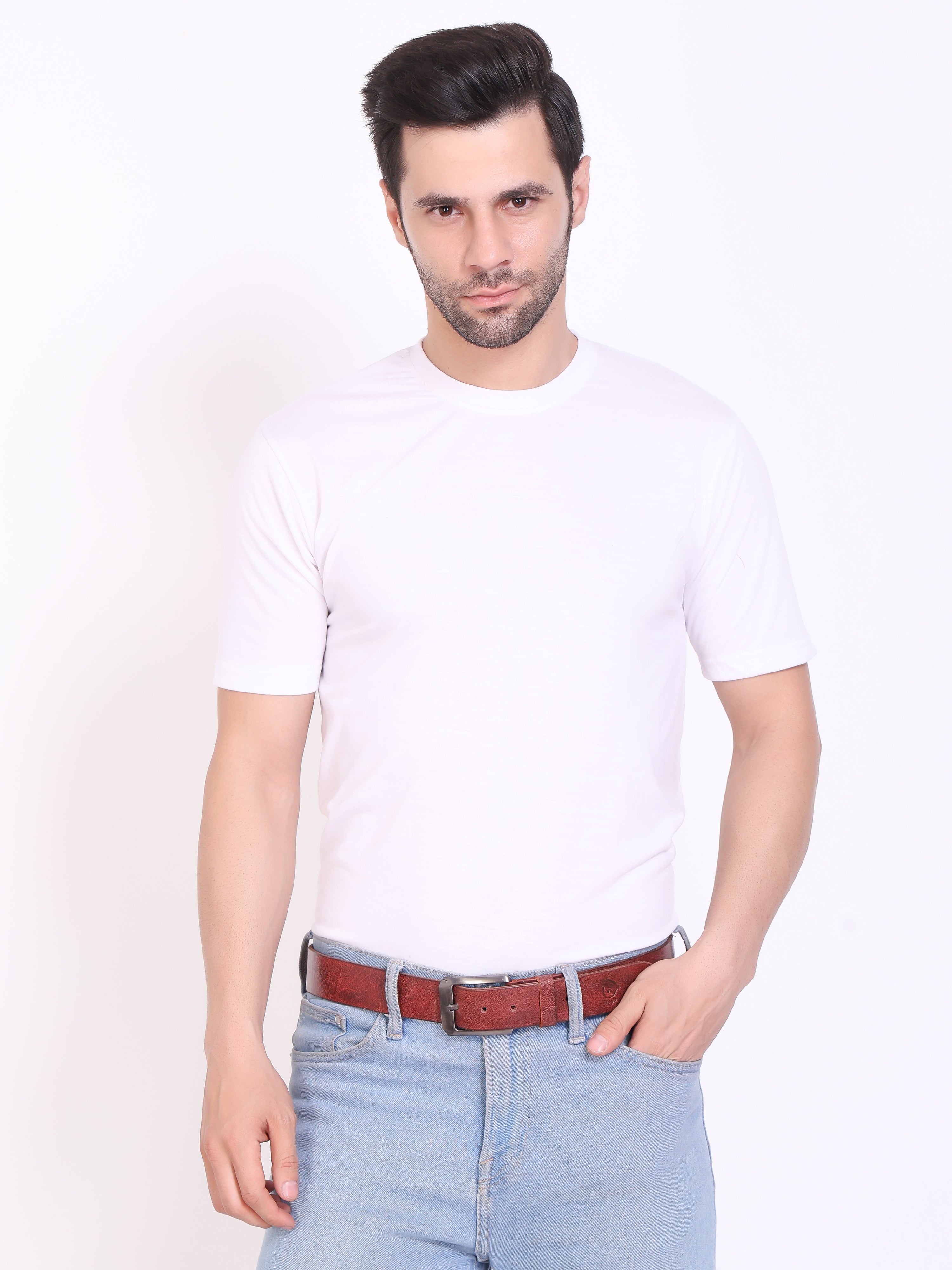 Genuine Leather , Men Jeans Casual Belt 40 mm Width