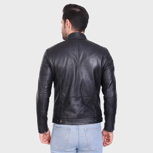 Genuine Leather , Men's Leather Jacket