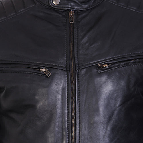 Genuine Leather , Men's Leather Jacket