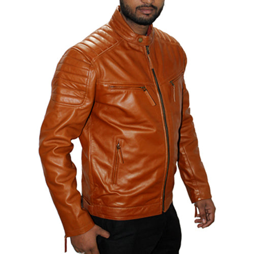 Genuine Leather , Men's Leather Jacket