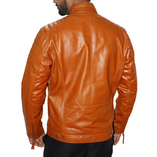 Genuine Leather , Men's Leather Jacket