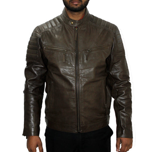 Genuine Leather , Men's Leather Jacket