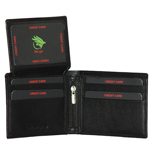 Genuine Leather , Mens Leather Wallet