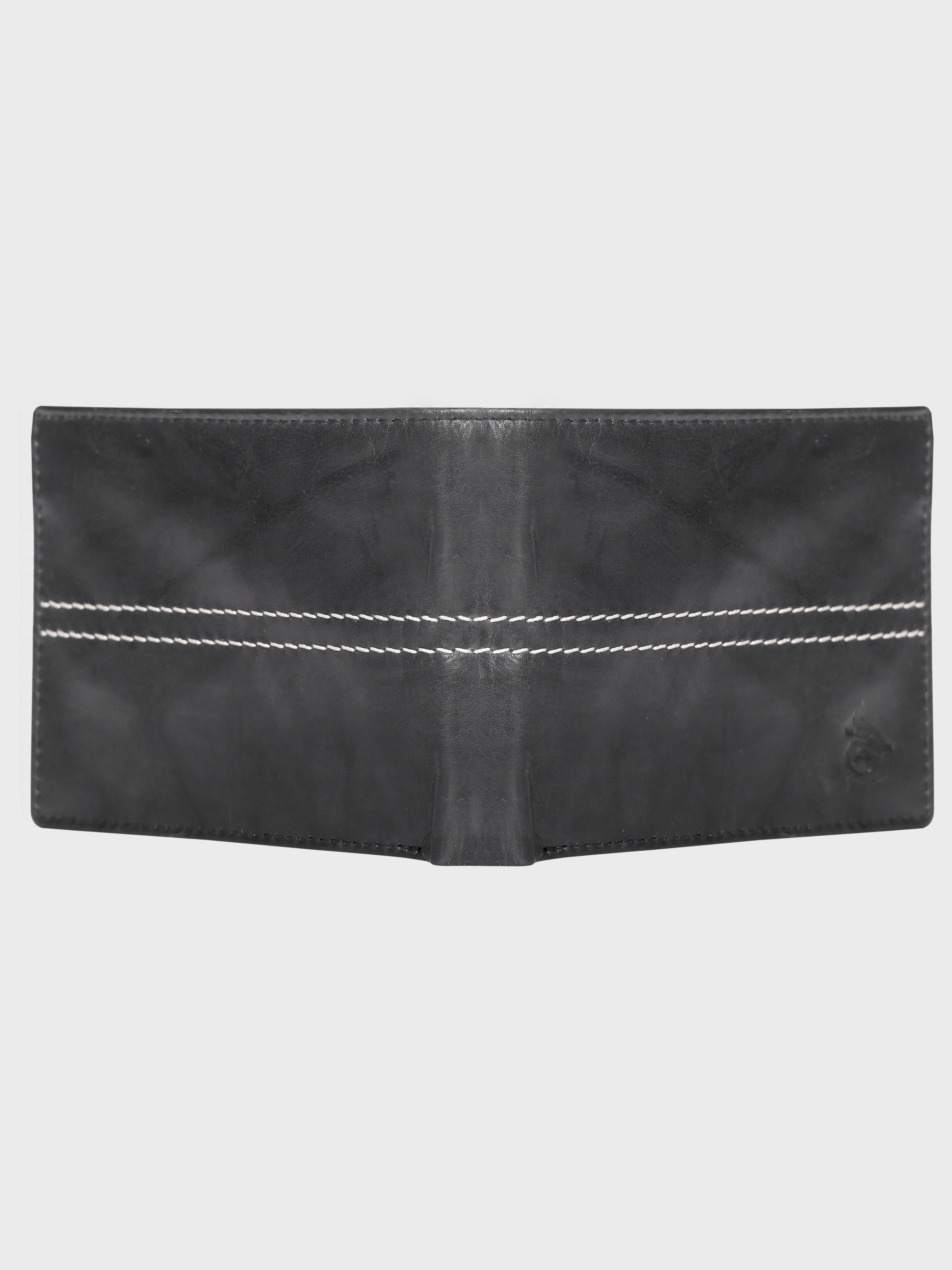 Genuine Leather , Centre Stitch Detail , Men Leather Wallet
