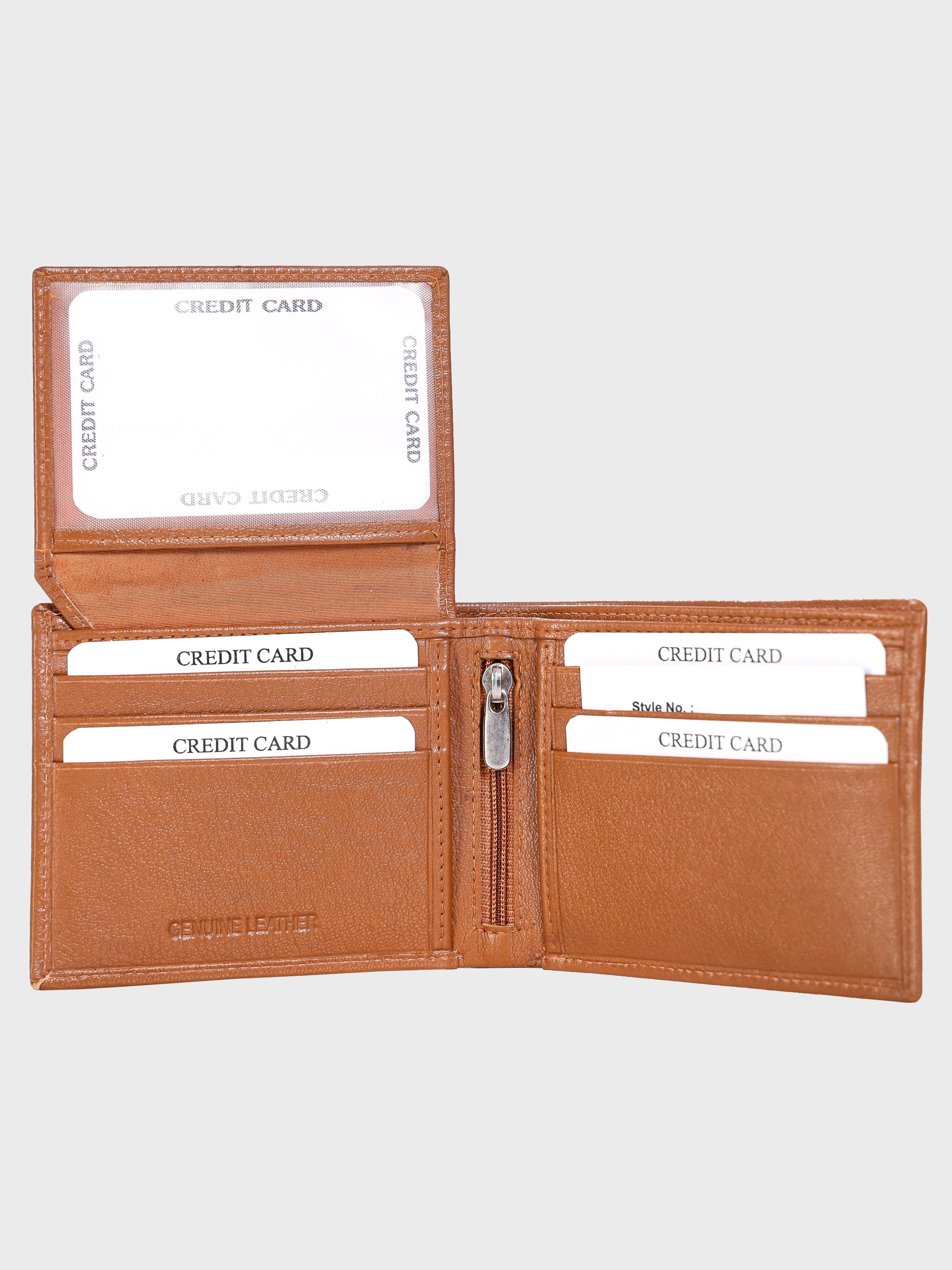 Genuine Leather , Mens Leather Wallet