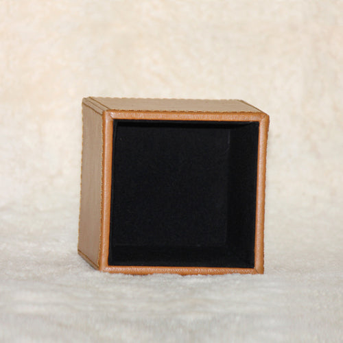 GENUINE LEATHER PEN STAND 4 " X 4 "