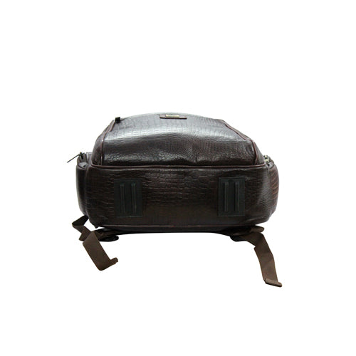 UNISEX GENUINE LEATHER MULTIPURPOSE BACKPACK WITH 14" LAPTOP COMPARTMENT