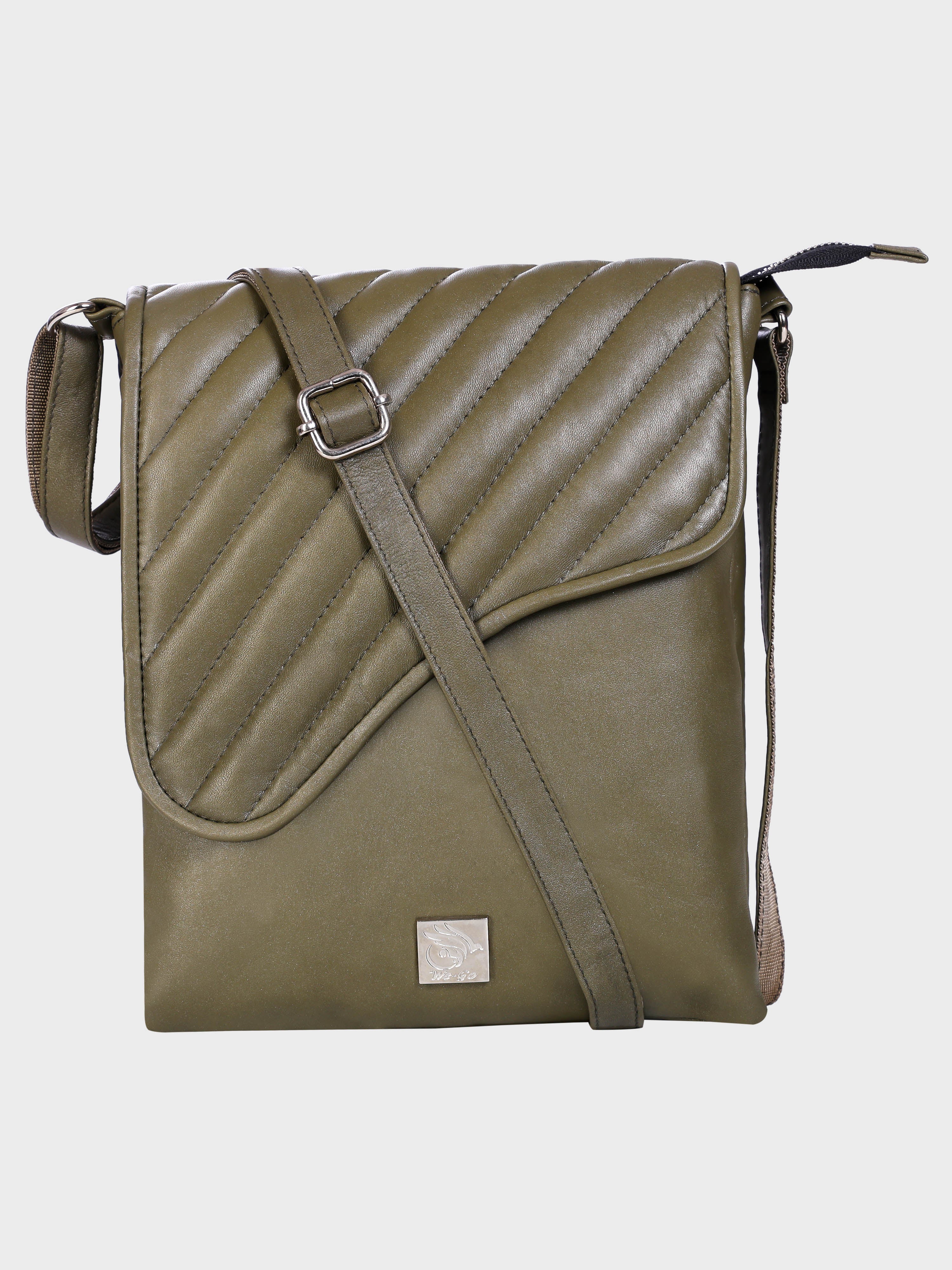 Genuine Leather , Soft ,Supple Multiple Compartments Women Travel Bag