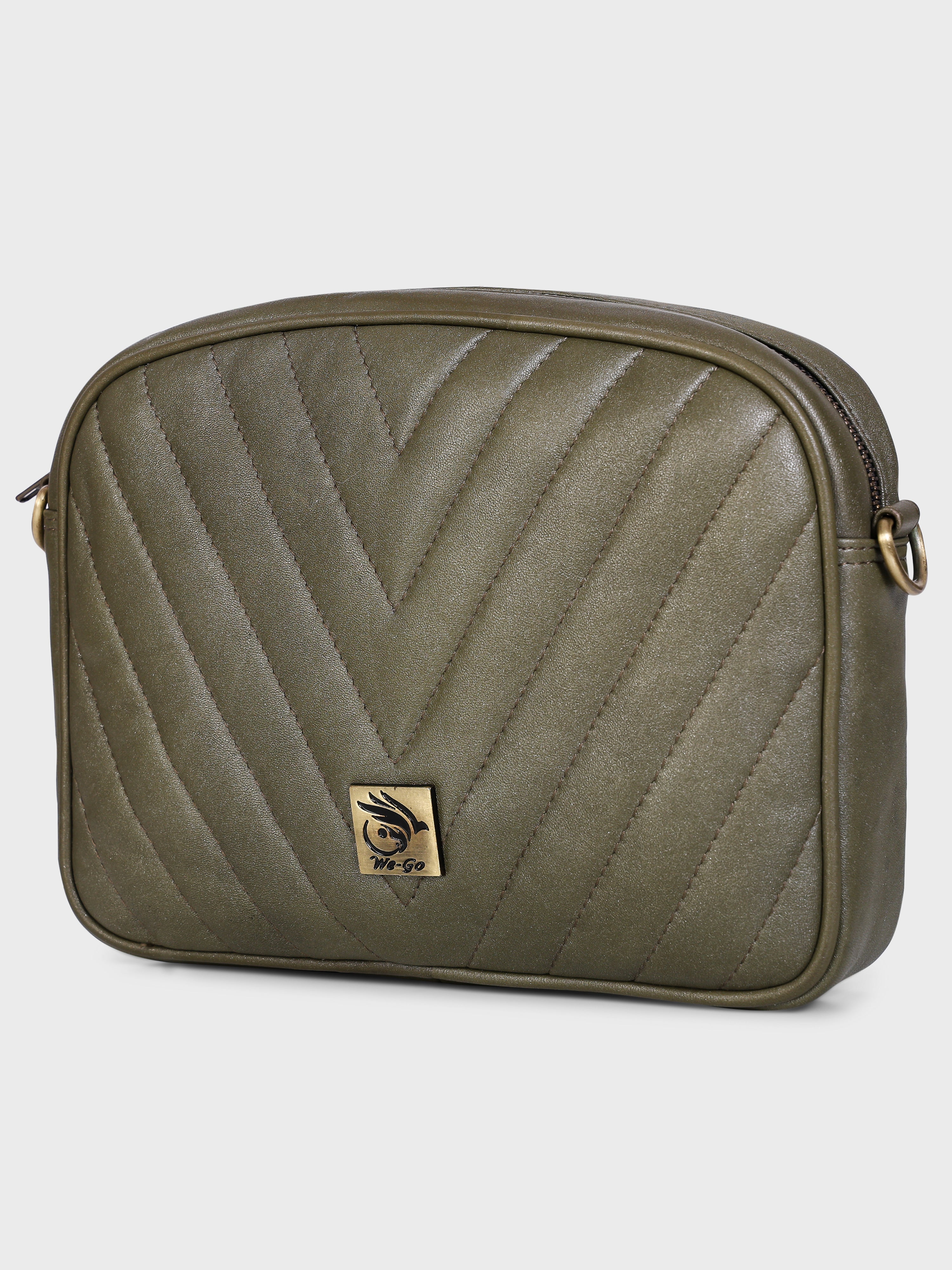 Genuine Leather , V Quilt Design Luxurious Women Bag