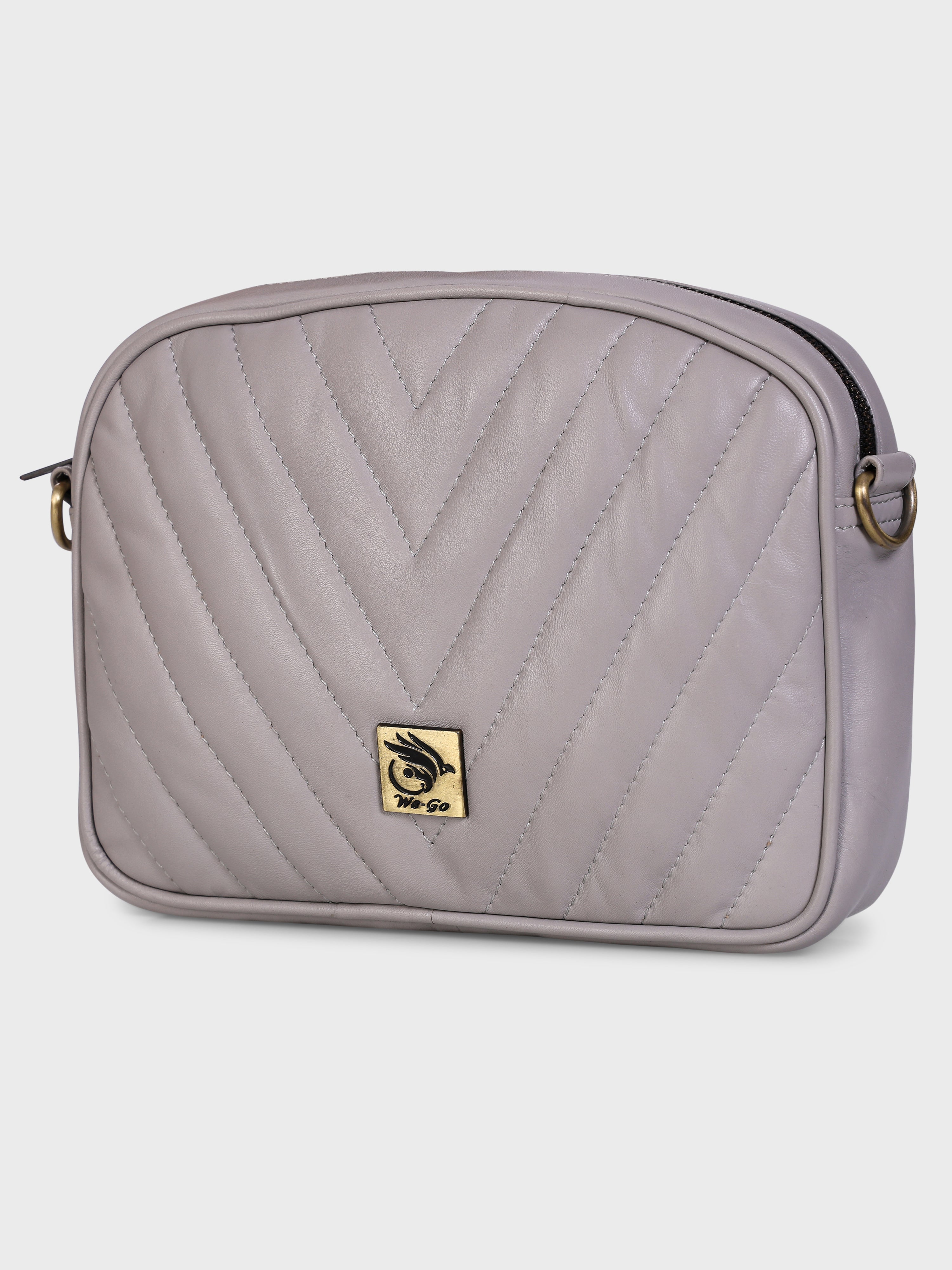 Genuine Leather , V Quilt Design Luxurious Women Bag