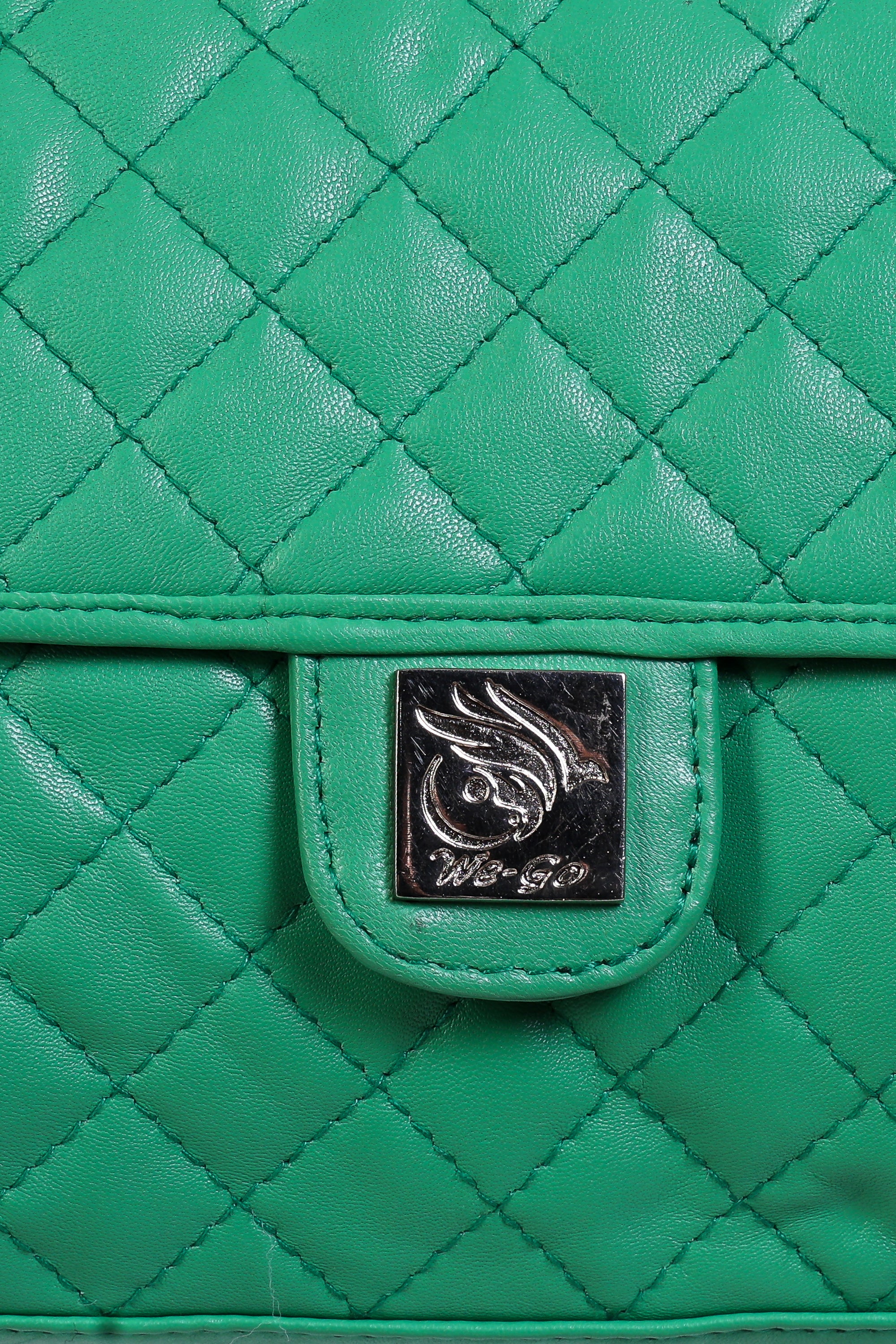 Genuine Leather - Soft , Supple Diamond Quilted Trendy Women Leather Bag