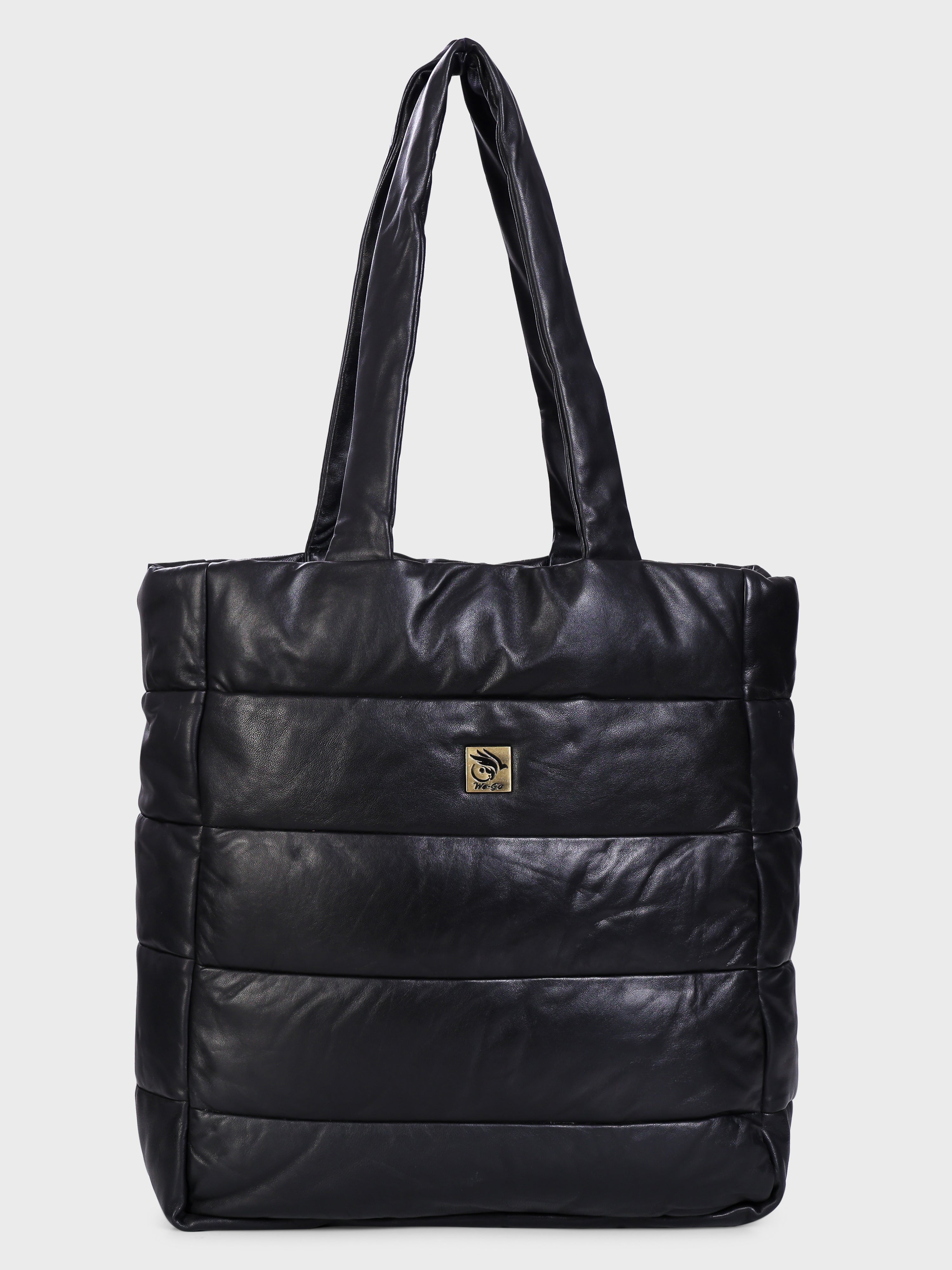 Genuine Leather , Soft Supple , Heavy Polly Quilted Women Leather Bag