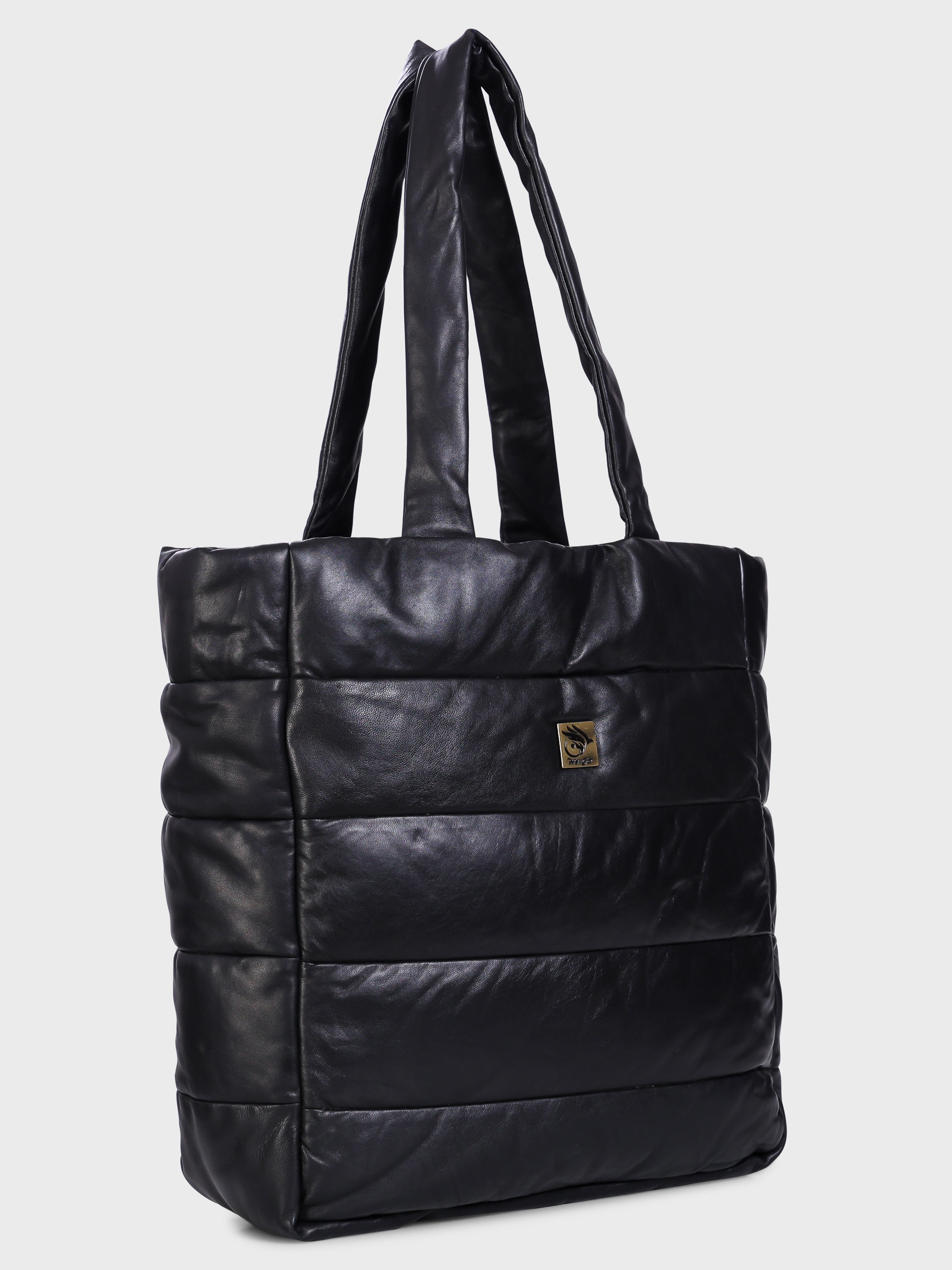 Genuine Leather , Soft Supple , Heavy Polly Quilted Women Leather Bag
