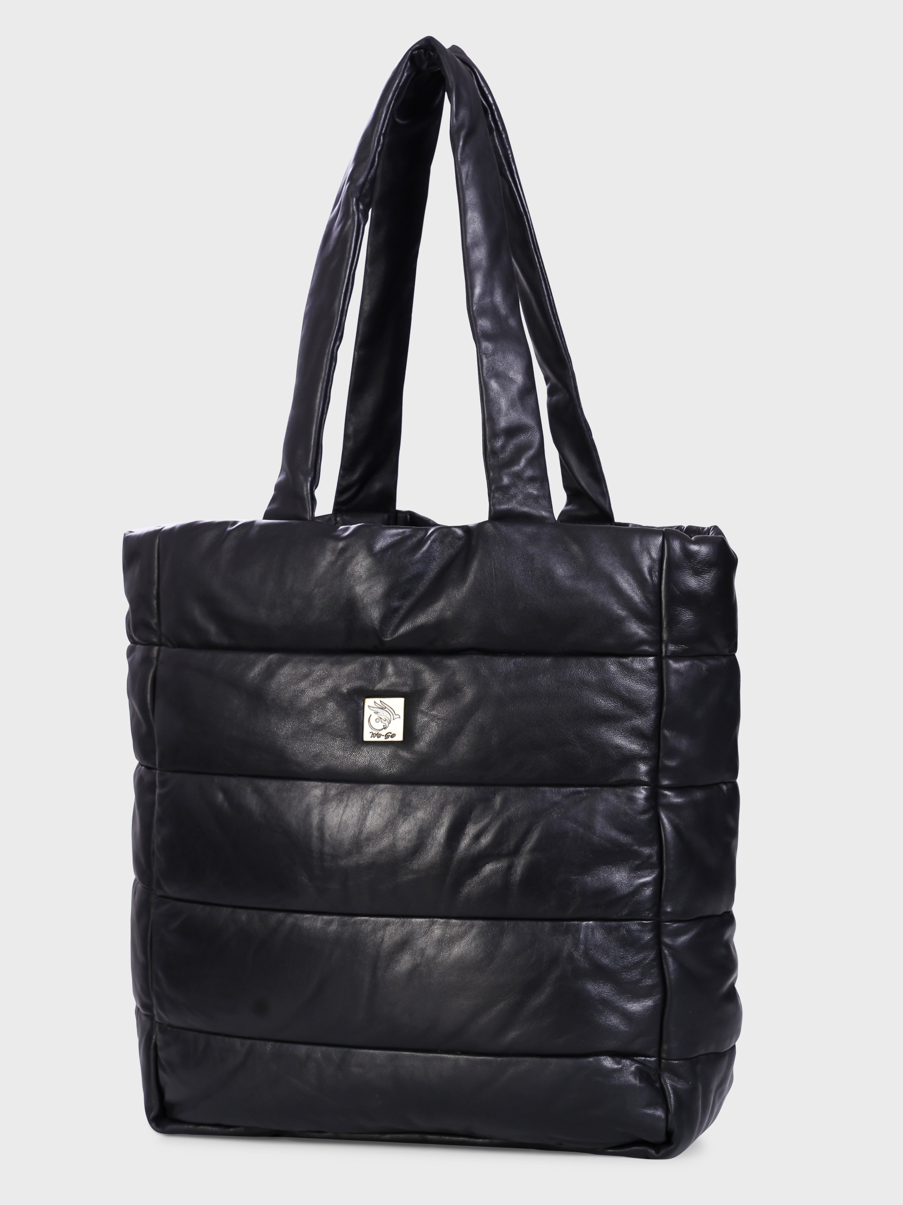 Genuine Leather , Soft Supple , Heavy Polly Quilted Women Leather Bag