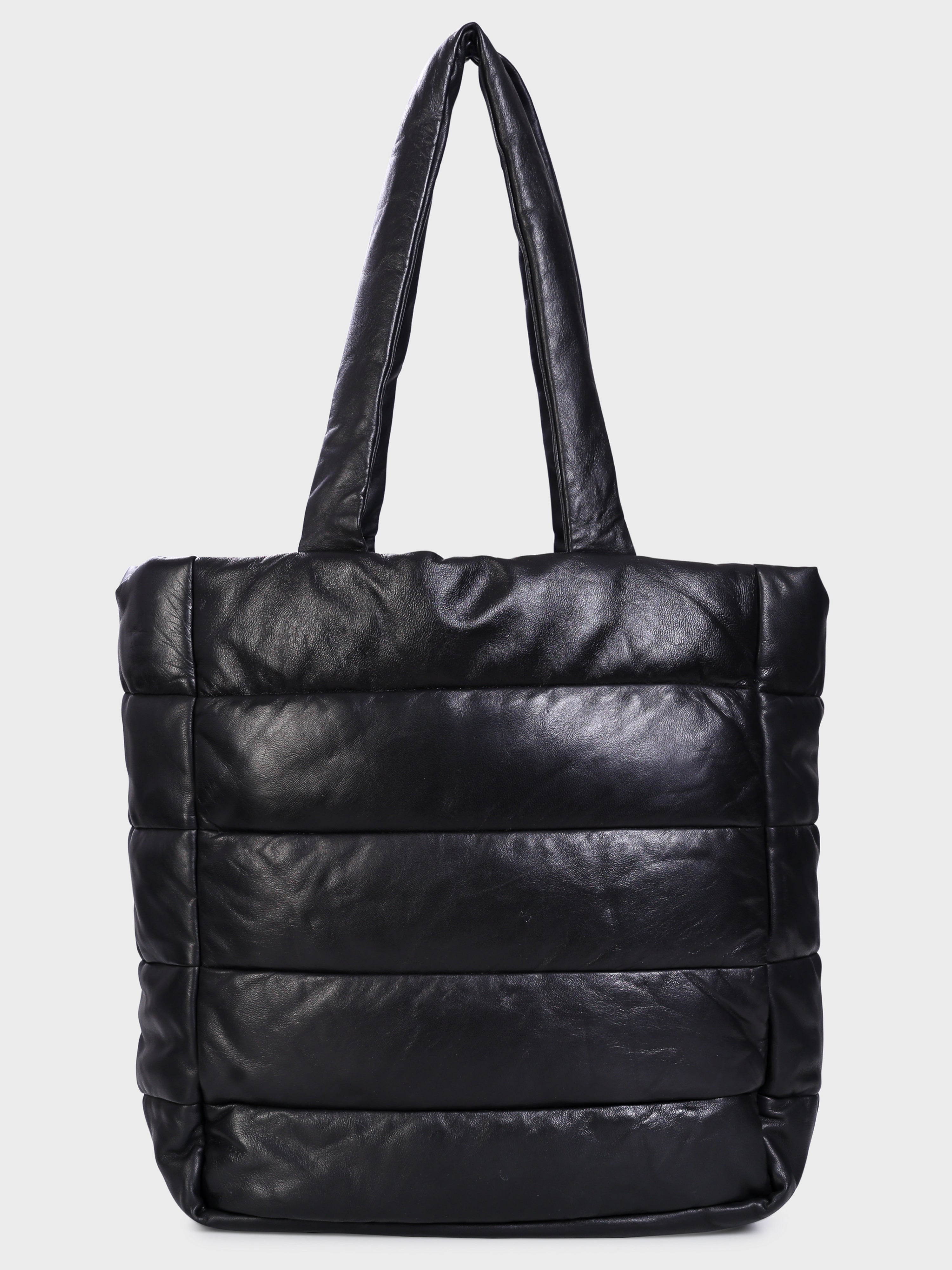 Genuine Leather , Soft Supple , Heavy Polly Quilted Women Leather Bag
