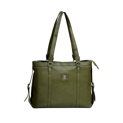 Genuine Leather Women's Tote Bag With 15" Laptop Compartment