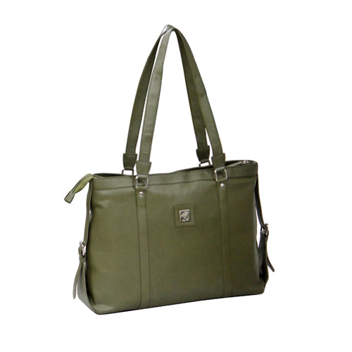 Genuine Leather Women's Tote Bag With 15" Laptop Compartment