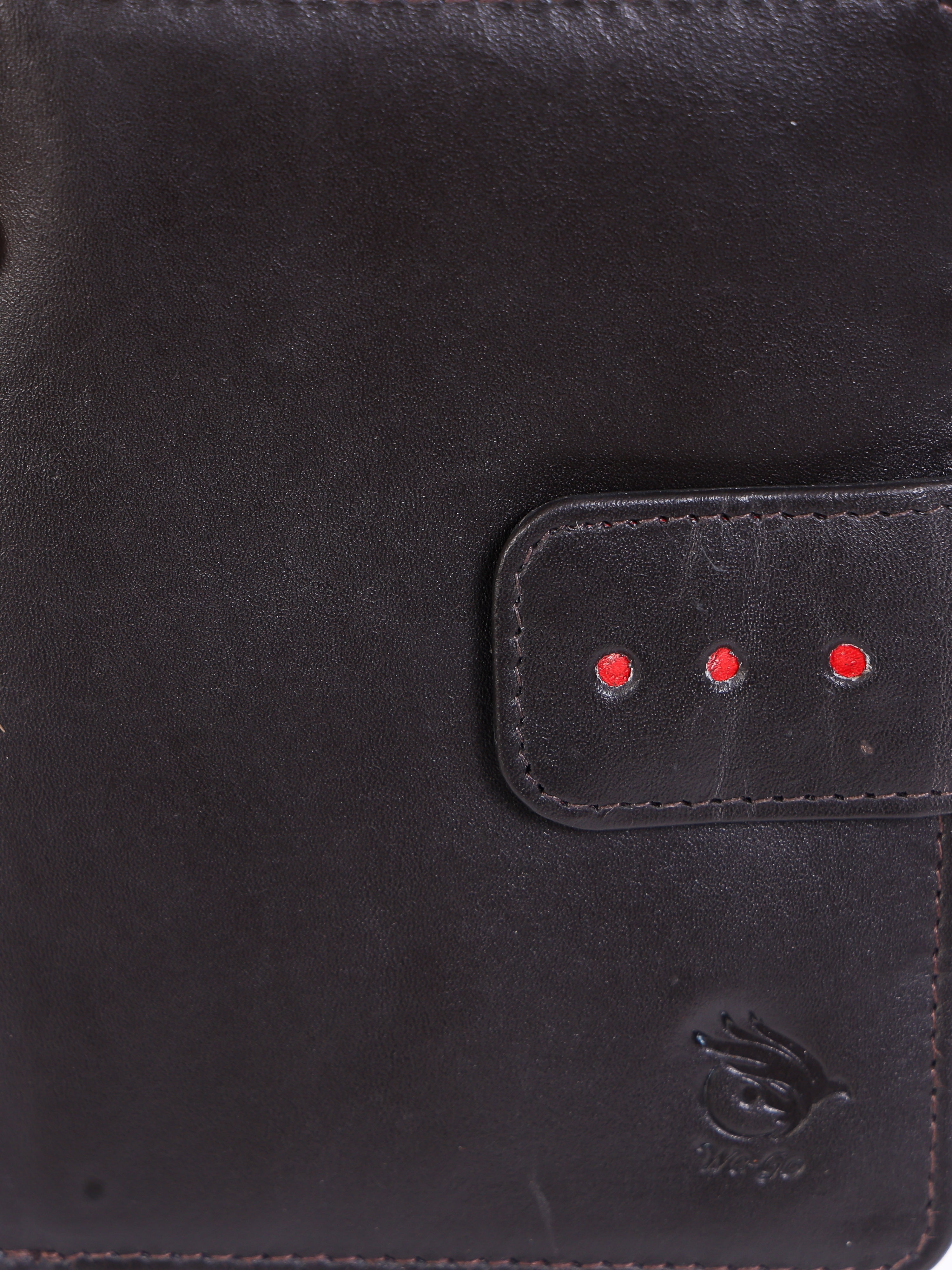 Genuine Leather Women Wallet With Ziparound Pouch