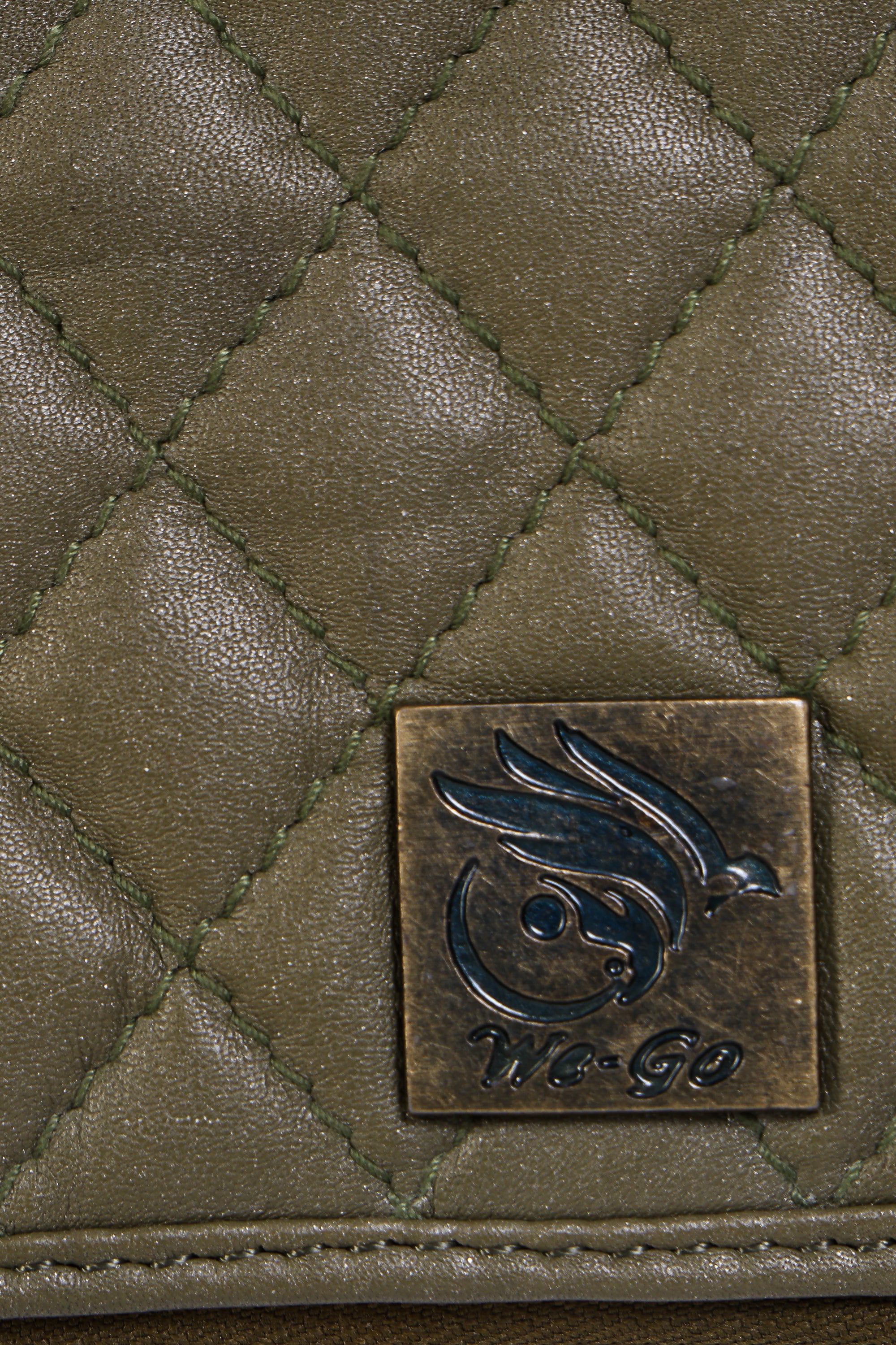 Genuine Leather , Diamond Quilted Leather Women Wallet