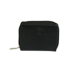 GENUINE LEATHER ZIP CLOSURE CARD CASE FOR ACCOMODATING MULTIPLE CARDS