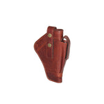 Genuine Leather Gun Holster With Additional Magazine Slot