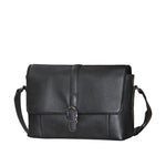 Genuine Leather  Unisex Messenger Bag  With Slot Inside For I Pad , Mobile
