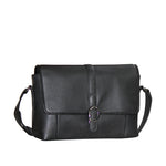 Genuine Leather  Unisex Messenger Bag  With Slot Inside For I Pad , Mobile