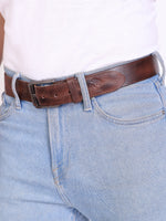 Genuine Leather , Men Jeans Casual Belt 40 mm Width