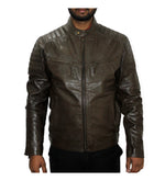 Genuine Leather Men's Jacket For Bikers