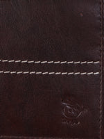 Genuine Leather , Centre Stitch Detail , Mens Leather Wallet