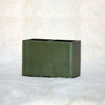 GENUINE LEATHER  PEN STAND TWIN SLOTS 4 " HEIGHT  X 6  " LENGTH