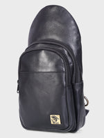 Unisex Genuine Leather ,Soft Luxurious - Travel Shoulder Strap Bag