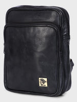 Unisex Genuine Leather ,Soft Luxurious Veg Tanned Two Toned - Travel Shoulder Strap Bag
