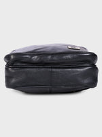 Unisex Genuine Leather ,Soft Luxurious Veg Tanned Two Toned - Travel Shoulder Strap Bag