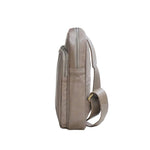 Unisex Genuine Leather ,Soft Luxurious Veg Tanned Two Toned - Travel Shoulder Strap Bag