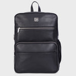 Unisex Genuine Leather Backpack ,Can Accommodate 14 " Laptop ,Have  Side Bottle Holder