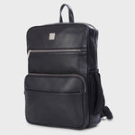 Unisex Genuine Leather Backpack ,Can Accommodate 14 " Laptop ,Have  Side Bottle Holder