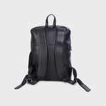 Unisex Genuine Leather Backpack ,Can Accommodate 14 " Laptop ,Have  Side Bottle Holder