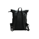 UNISEX GENUINE LEATHER ROLL-TOP BACKPACK WITH 14" LAPTOP COMPARTMENT
