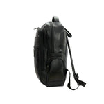UNISEX GENUINE LEATHER MULTIPURPOSE BACKPACK WITH 14" LAPTOP COMPARTMENT