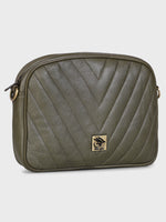 Genuine Leather , V Quilt Design Luxurious Women Bag
