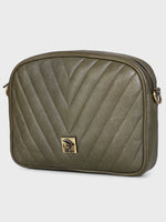 Genuine Leather , V Quilt Design Luxurious Women Bag