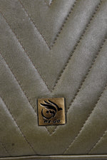 Genuine Leather , V Quilt Design Luxurious Women Bag