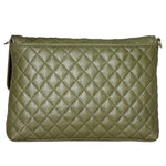 Genuine Leather - soft , supple Diamond Quilted Trendy Women's leather bag