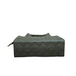 Genuine Leather Quilted Luxurious Women Bag Black